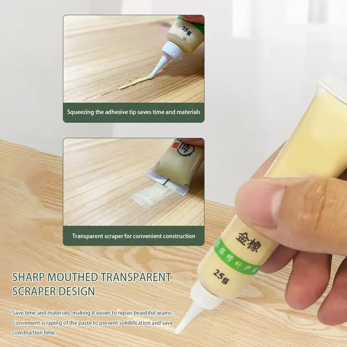Pâte de réparation de peinture en bois