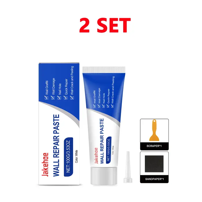 Kit de réparation de cloisons sèches avec racloir