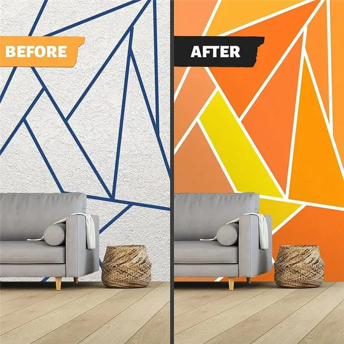 Blue Painters Tape Masking