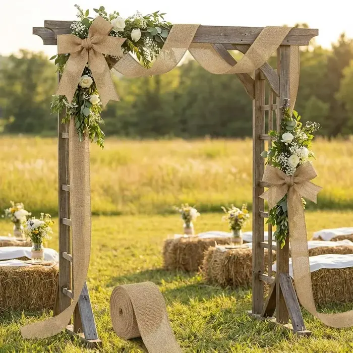 Rouleau de tissu de jute de 3/5/7