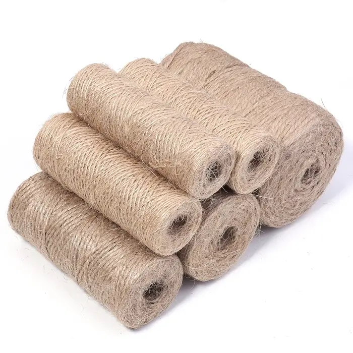 100 mètres corde de Jute naturelle chaîne ruban artisanat bricolage Vintage cordon