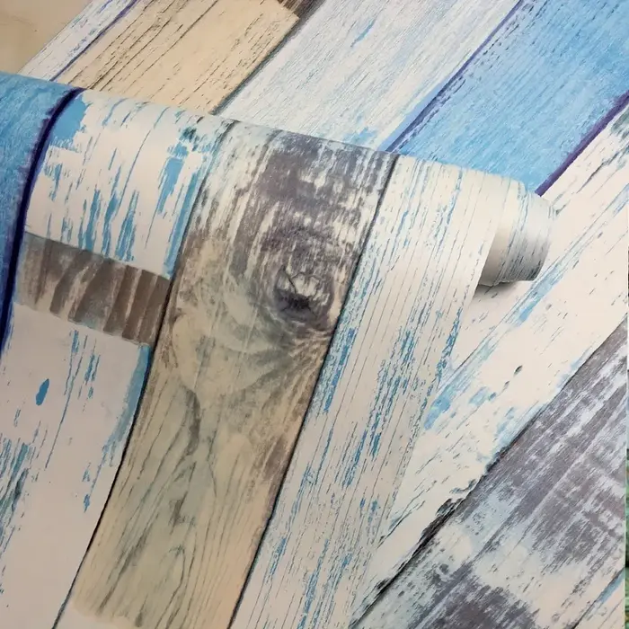Papier peint auto-adhésif à grain de bois
