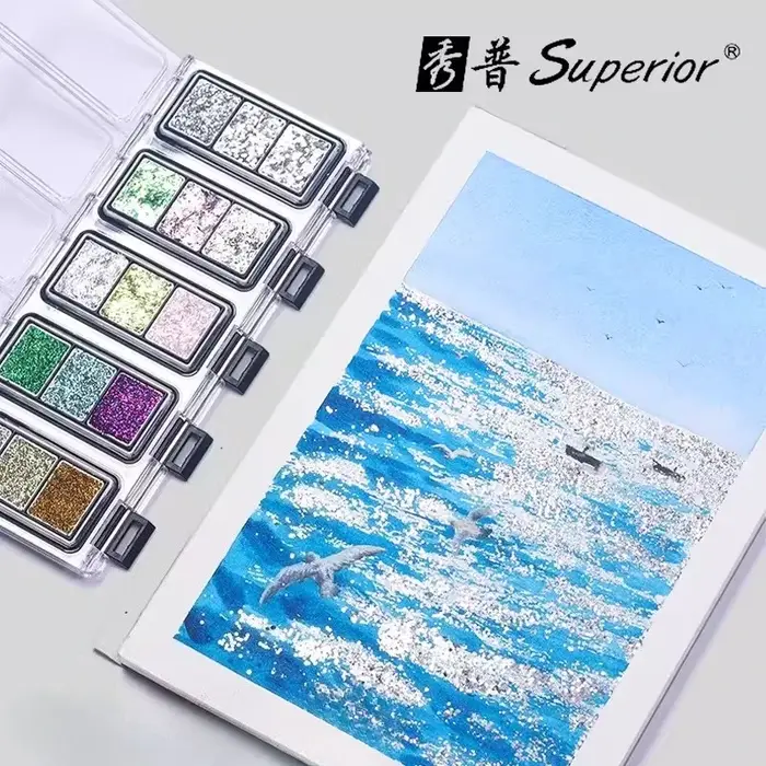 Peinture décorative à 15 couleurs