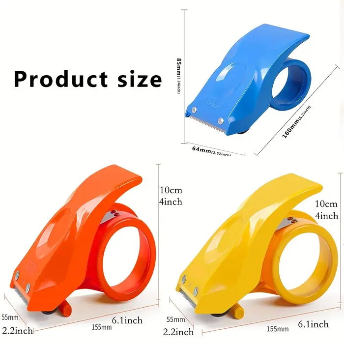 Distributeur de ruban adhésif portable avec support pour un rouleau
