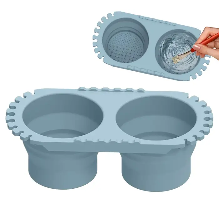 Gobelet pliable pour nettoyer les pinceaux à peinture acrylique