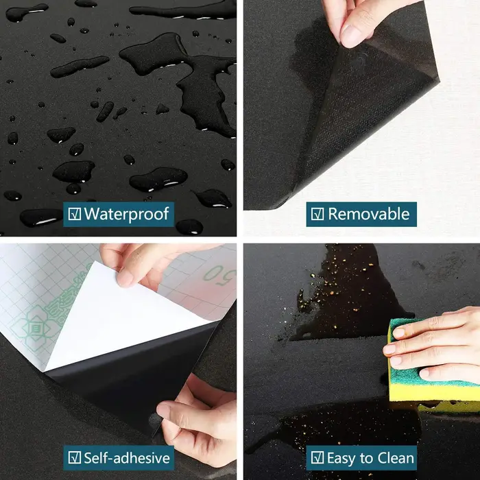 Papier peint vinyle brillant de 55 cm de largeur pour murs en rouleaux