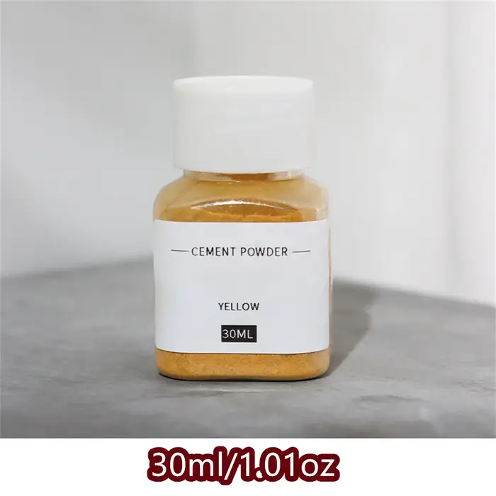 30 ml/pot poudre de ciment gypse plâtre Pigment colorant bricolage à la main béton