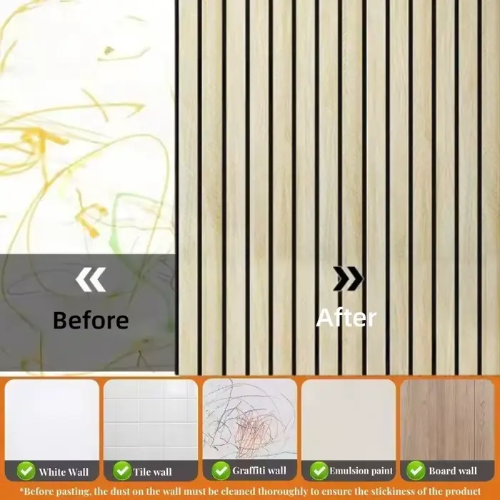 Papier peint auto-adhésif en Grain de bois