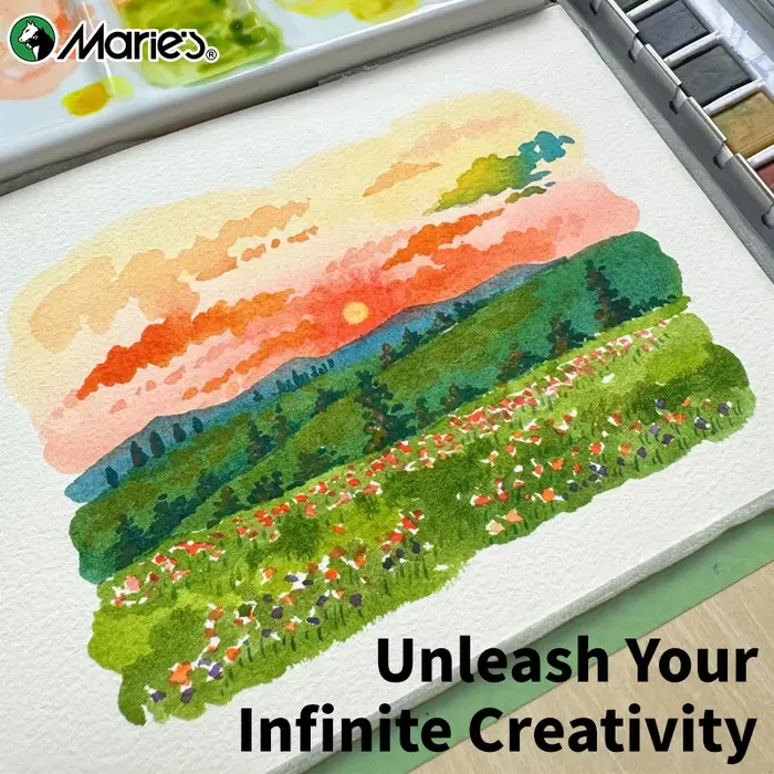 Pinceau aquarelle de voyage Marie's pour artistes