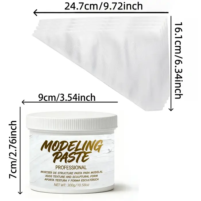 Pâte à modeler texturée 3D 300g