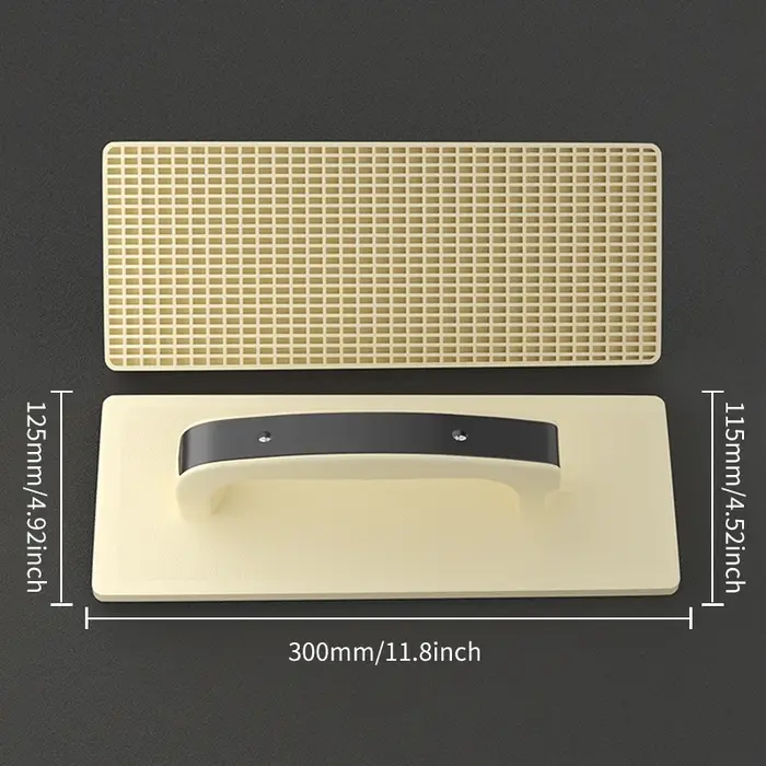 Truelle à plâtrer en plastique, grande truelle plate trempée, truelle à ciment, plaque à plâtrer, truelle à ciment pour outils de maçonnerie