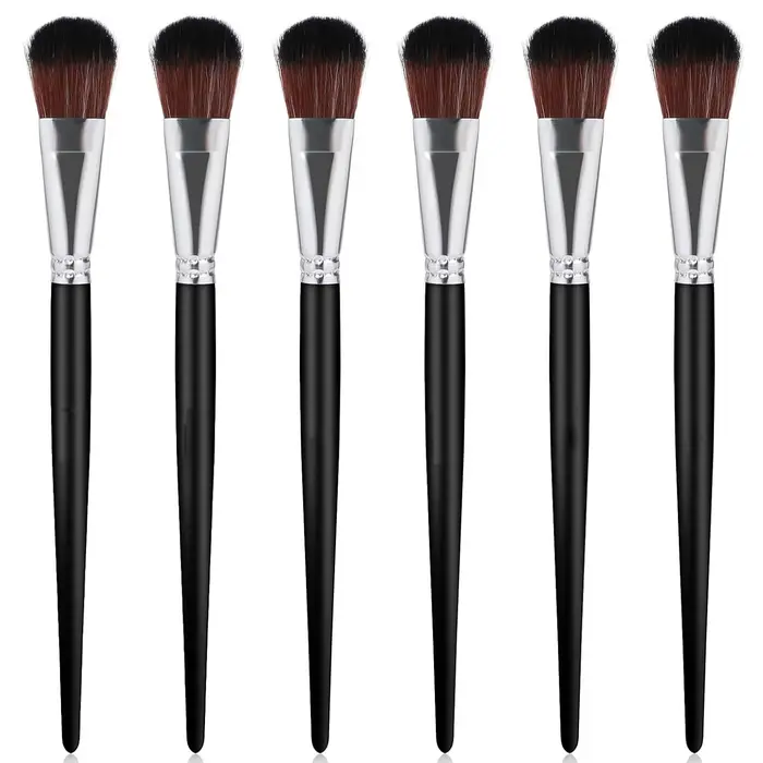6 pièces brosse de vadrouille pour peinture acrylique 1 pouce pinceau de mélange pinceaux pour acryl
