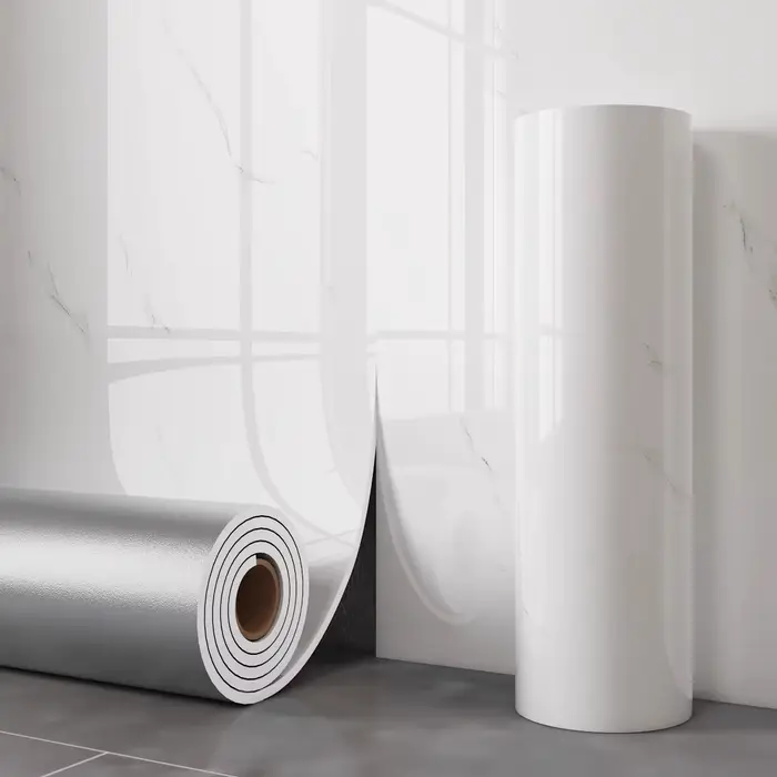 1PC 3 mètres x 40cm marbre épais mousse Imitation carrelage auto-adhésif papier peint chambre salon 