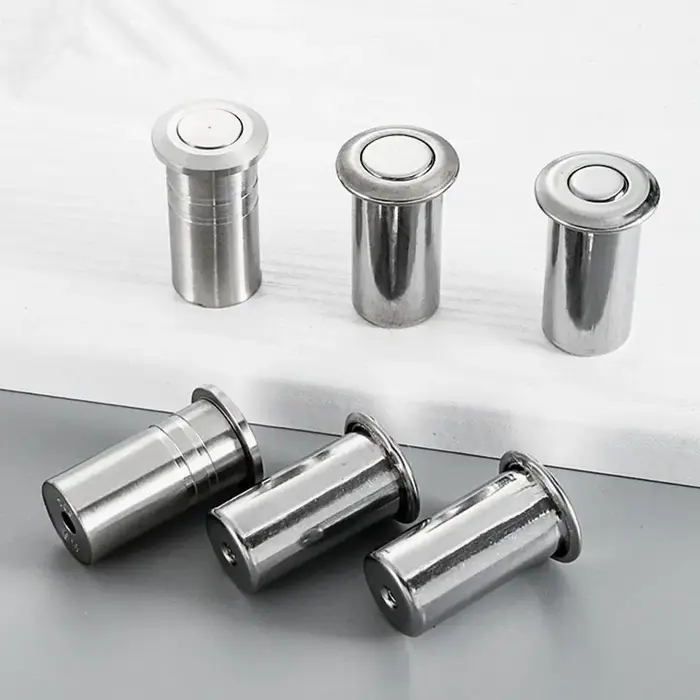 Couvercle de boulon de porte en acier inoxydable