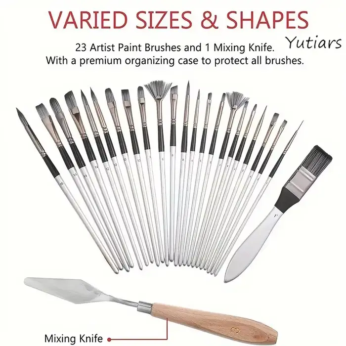 Ensemble de pinceaux professionnels pour artistes