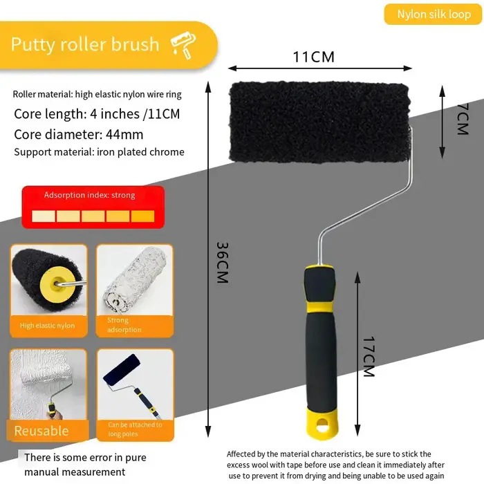 Brosse murale rouleau de mastic Texture motif