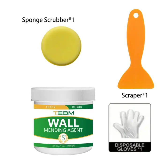 Kit de pâte de réparation murale 100g/300g/500g, pâte blanche pour combler les fissures des murs, fa