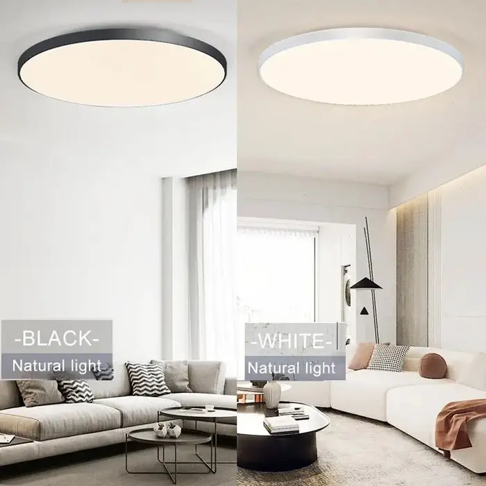 Plafonnier LED intelligent avec télécommande, intensité variable, lampes de plafond modernes, chambr