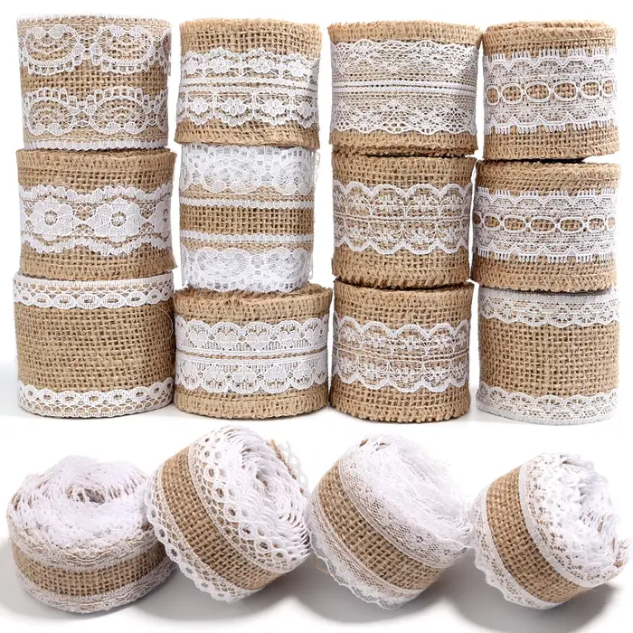 Ruban en Toile de Jute Naturelle