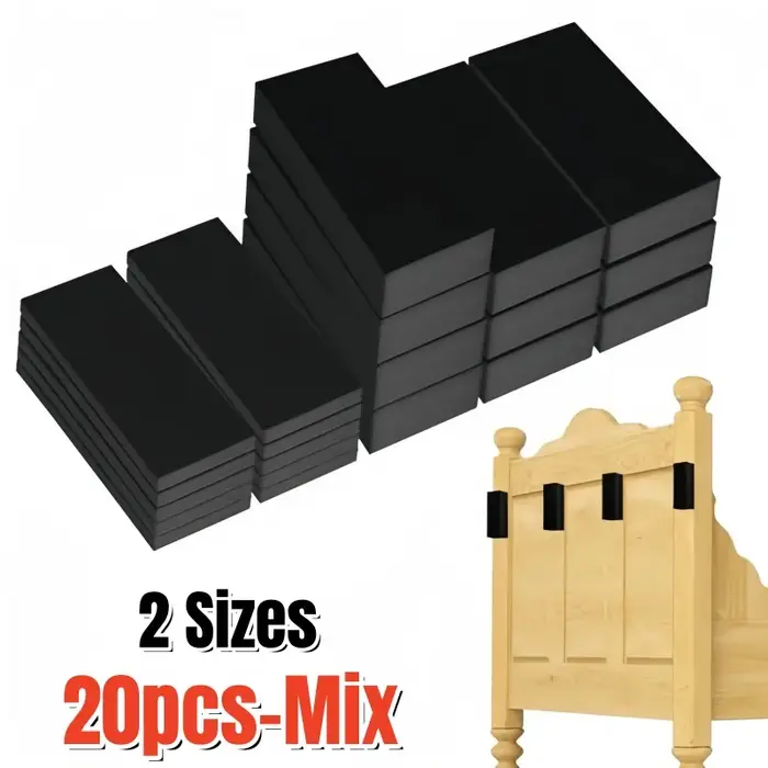 Lot de 20 protections murales adhésives double face en mousse EVA, idéales pour la protection contre les chocs des canapés, bancs et murs, et les coussinets anti-vibrations.