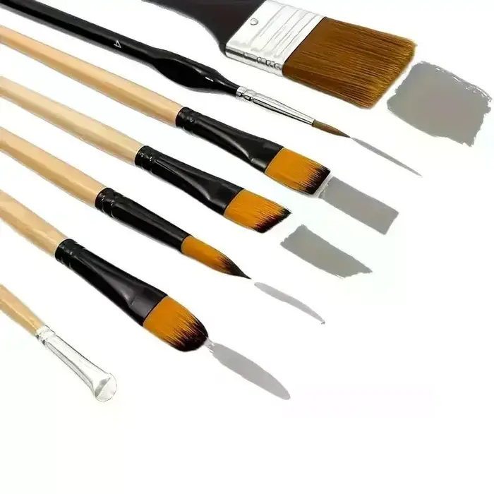 Ensemble de pinceaux de peinture acrylique