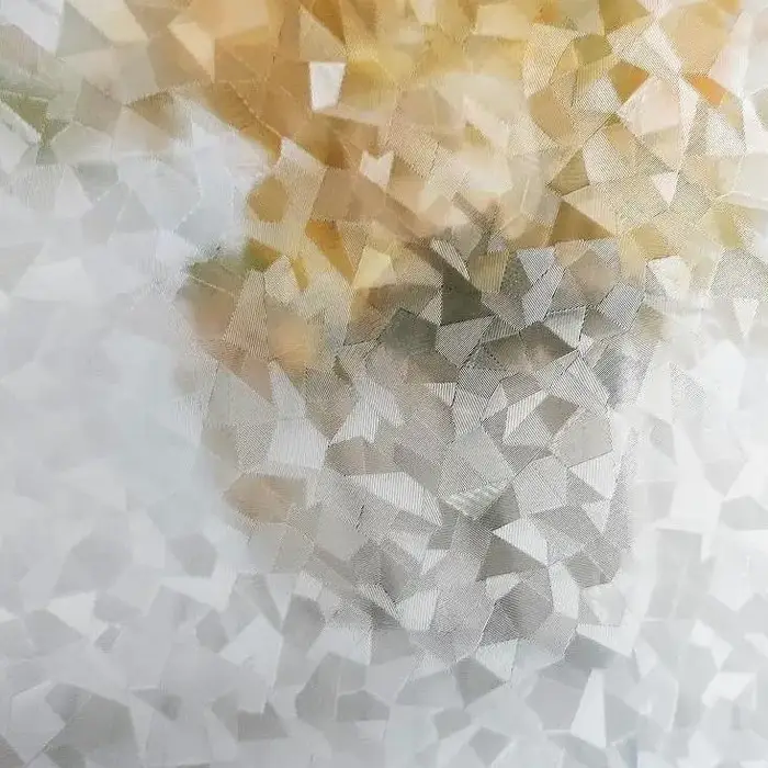 Film de fenêtre en verre, Film de confidentialité pour fenêtre givrée, vinyle décoratif 3D, décalcom