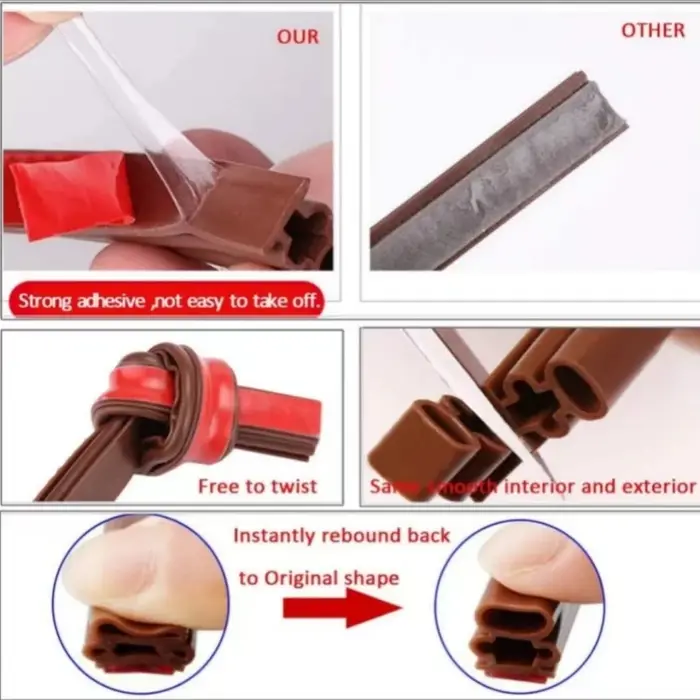 Ruban d'étanchéité auto-adhésif en Silicone