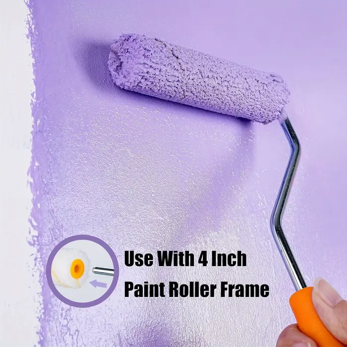 25 pièces nouveau rouleau de peinture brosse poils denses Latex
