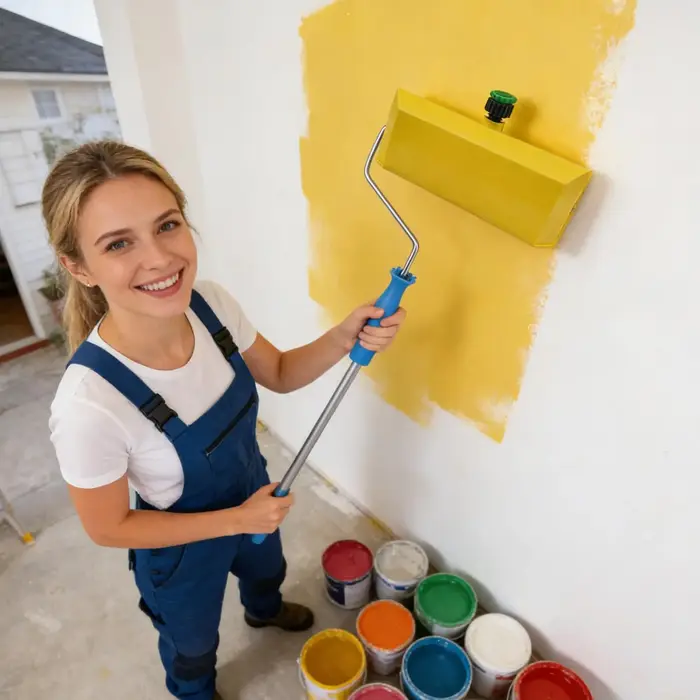 Nettoyeur de rouleaux à peinture professionnel