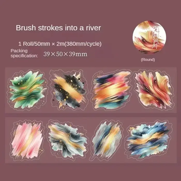 Rouleau de ruban adhésif en l'horloge coloré pour scrapbooking