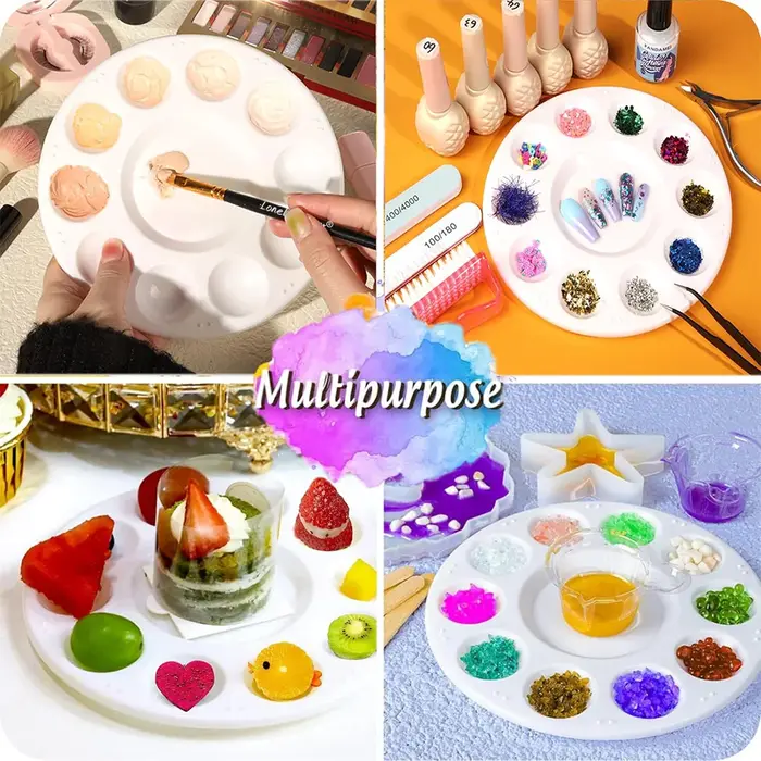 Palettes de plateaux de peinture 2/4/8/15 pièces