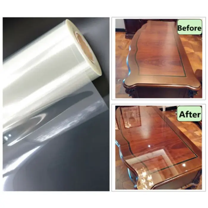 Film protecteur transparent anti-rayures pour meubles