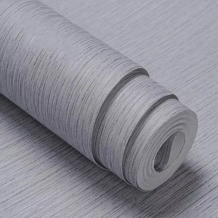 Rouleau de papier peint métallique moderne simple solide