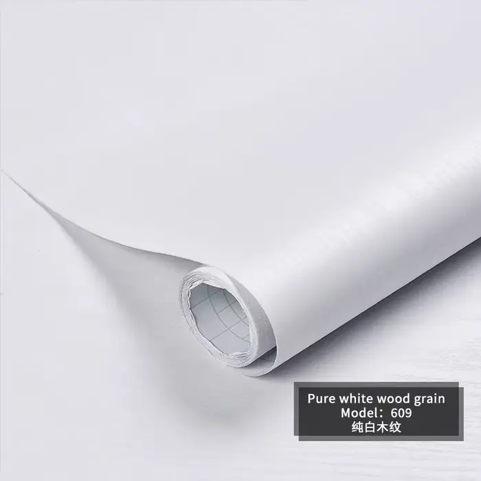 Papier peint auto-adhésif imperméable à l'eau à effet bois pour tables