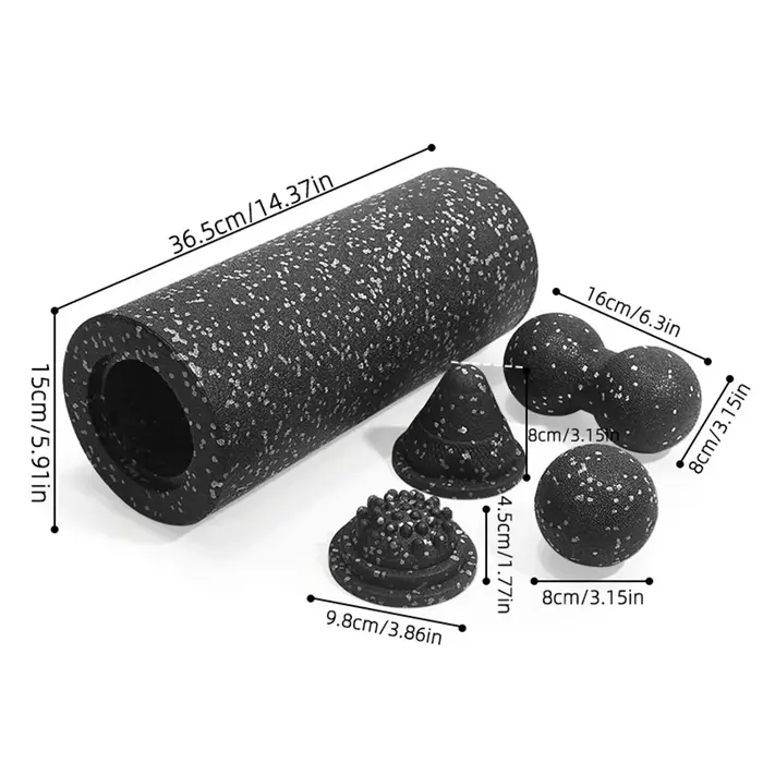 Ensemble de rouleaux de Fascia 5 en 1