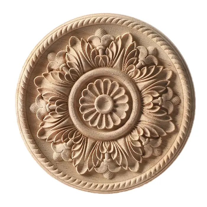 Appliques en bois sculpté pour meubles
