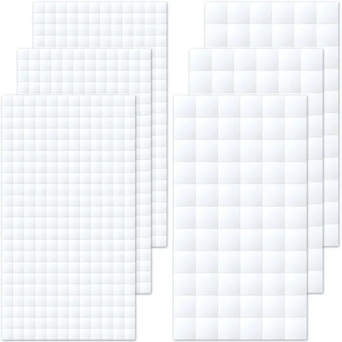 Feuilles carrées adhésives en mousse