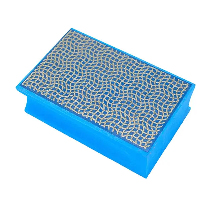 1 pièce 60/100/200/400 # Bloc de ponçage par galvanoplastie, tampons de polissage portatifs pour le bois, le verre, le marbre, le métal, le meulage