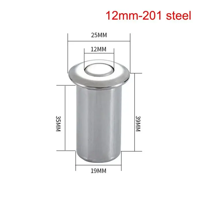 Couvercle de boulon de porte en acier inoxydable, anti-poussière, Protection de loquet de porte, cou