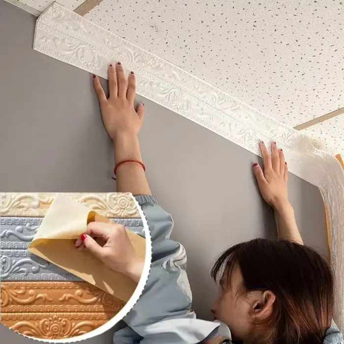 1 Rouleau de Bande Décorative pour Plafond
