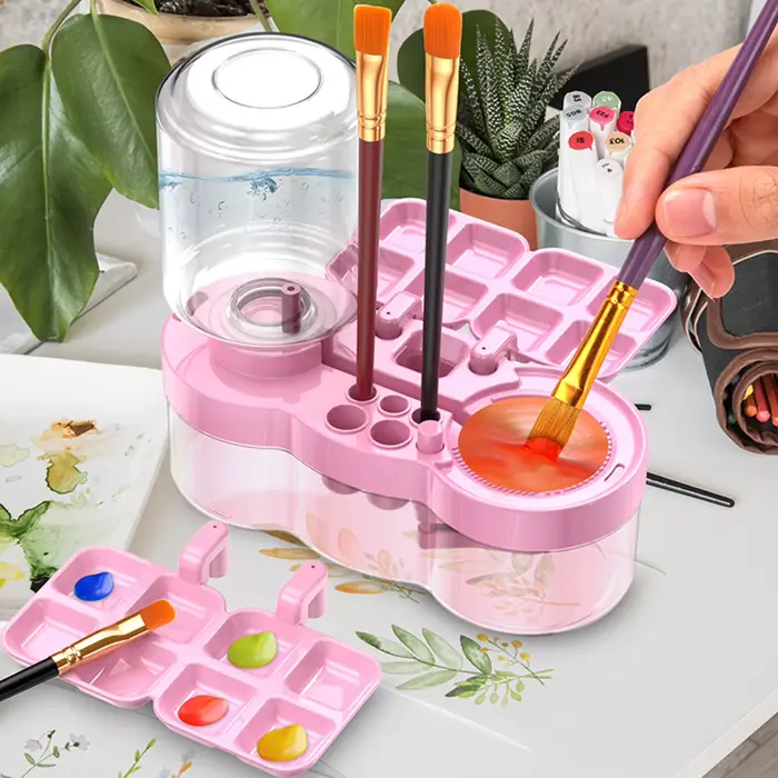 Outils de nettoyage de pinceaux à peinture 4 en 1