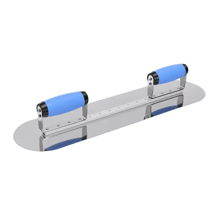 Truelle à plâtre professionnelle à double poignée, grande planche, outil pour béton et revêtements d