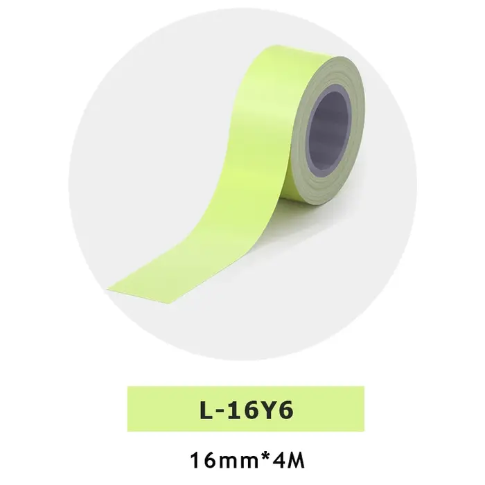 1 rouleau MAKEID Q1/M1/L1/E1 Mini/Mini HD bandes d'étiquettes 16mm * 4m autocollant étanche à l'huile impression sans