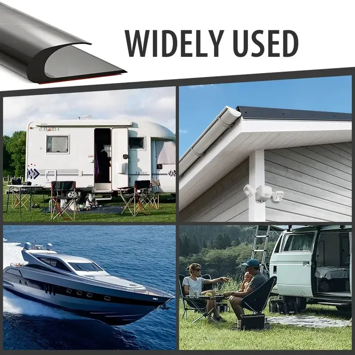 1 rouleau de 1/3 mètre de bande d'étanchéité autocollante imperméable pour caravane