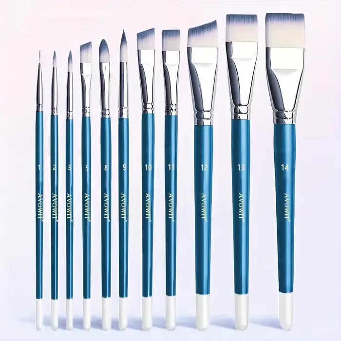 Ensemble de pinceaux de peinture professionnels