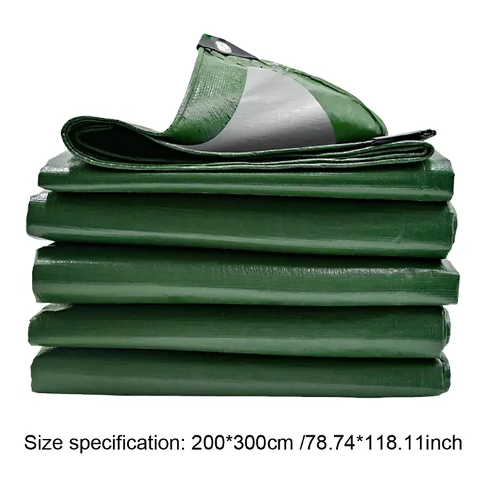 TarLII-Grande bâche épaisse et imperméable, protection contre la pluie, auvent d'extérieur, jardin, 