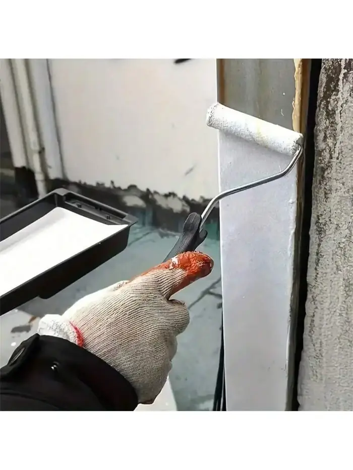 Ensemble de 11 rouleaux à peinture de petite taille avec 10 mini-rouleaux de 4 pouces et cadre à long manche