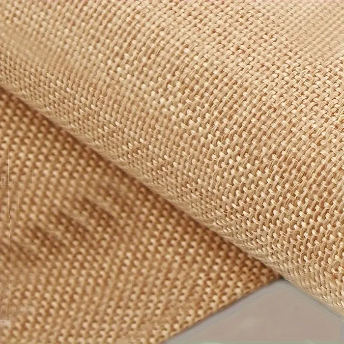 Rouleau de papier en toile de jute auto-adhésif - Matériel artisanal multi-usages pour boîtes cadeaux