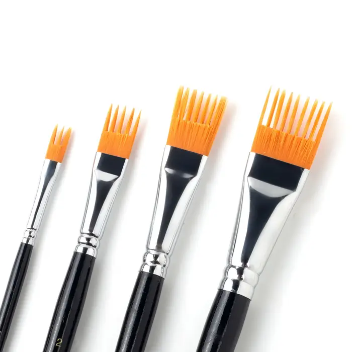 Pinceaux aquarelle en poils de nylon – Disponibles en plusieurs tailles pour la variété d'artistes de techniques de