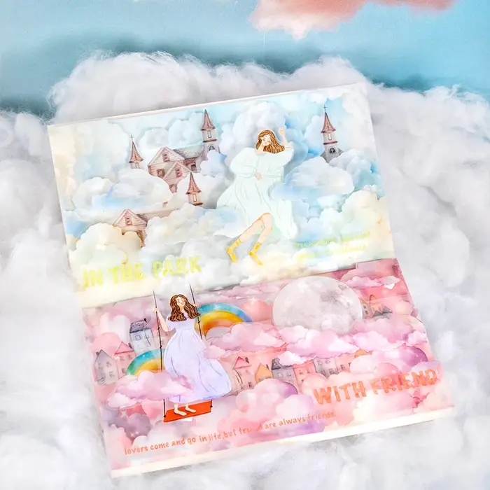 1 rouleau/4, 5x200cm de ruban décoratif Kawaii Sky Cloud